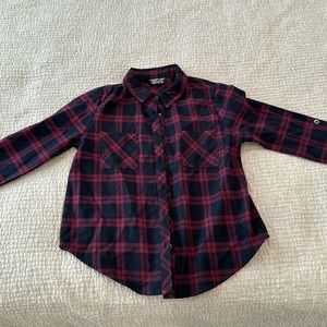 Plaid shirt size small